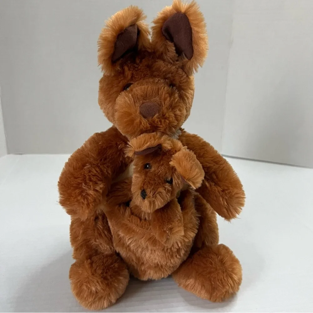 Kohl's Cares for Kids Mother Kangaroo With Baby Joey 11” Soft Brown Fur